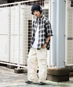 WEGO マルチポケットワイドカーゴパンツ