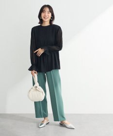 Green Parks ・Ｐｅｔｉｔ　Ｆｌｅｕｒ　タックテーパードパンツ