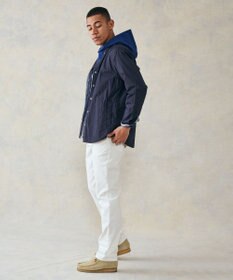 J.PRESS MEN バンドカラーリバーシブル シャツブルゾン