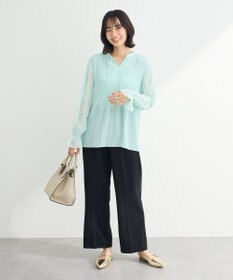 Green Parks ・Ｐｅｔｉｔ　Ｆｌｅｕｒ　タックテーパードパンツ