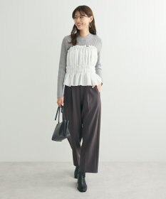 Green Parks ・Ｐｅｔｉｔ　Ｆｌｅｕｒ　タックテーパードパンツ