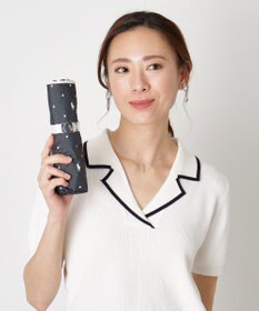 MOONBAT POLO RALPH LAUREN（ポロ ラルフローレン）晴雨兼用日傘 ドット 遮光率100% 遮熱 遮熱 UV