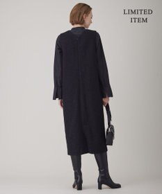 ICB L 【WEB限定・洗える】 ツイードインレイ ジャンパースカート ワンピース