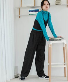 WEGO ソフトタッチカラーリブロンT