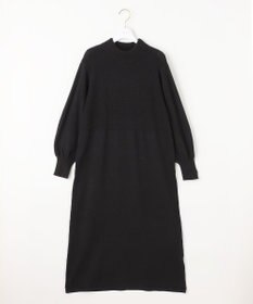 ANY SIS 【洗える】バスケット編み切替えニット ワンピース