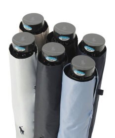 MOONBAT 【遮光率100％/遮熱/UV/大寸/軽量】POLO RALPH LAUREN（ポロ ラルフローレン）晴雨兼用日傘  ポロポニー 無地 折りたたみ傘 大きめ