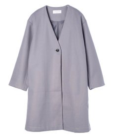 Green Parks 洗えるＶネックミディ丈コート