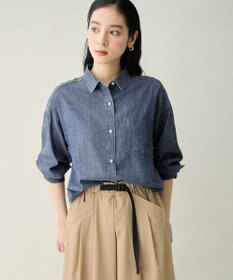 ANY L シアーデニムオーバーシャツ