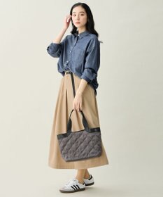 ANY L シアーデニムオーバーシャツ