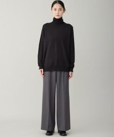 UNFILO MENS 【男女兼用】ソフトサーモ アンチピリングニット タートルネック