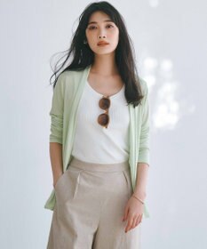 23区 【新色追加/UVケア/接触冷感】マルチ機能 シアー ショート カーディガン