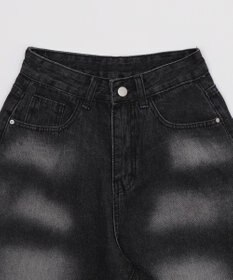 WEGO バックフラップポケットデニムハーフパンツ