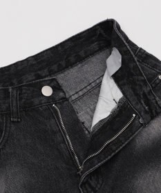 WEGO バックフラップポケットデニムハーフパンツ