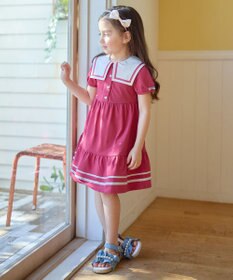 ANY KIDS セーラーカラー ワンピース