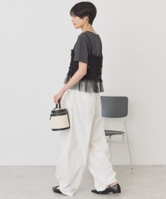 AMERICAN HOLIC 【2点セット】半袖Tシャツ＋チュールビスチェ