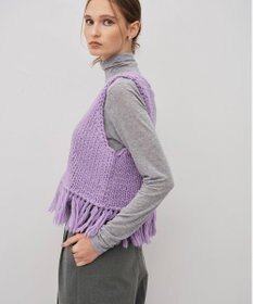 uncrave ハンドニット ジレ