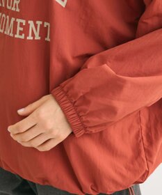 Green Parks ナイロンロゴＶネックプルオーバー