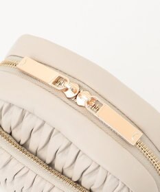 LA BAGAGERIE ランダムプリーツショルダーバッグ タテ