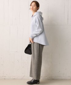 組曲 ダンボールジャージーバックフリル パーカー