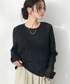 CRAFT STANDARD BOUTIQUE 花柄レースシャーリングプルオーバー