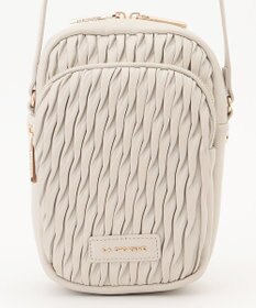 LA BAGAGERIE ランダムプリーツショルダーバッグ タテ