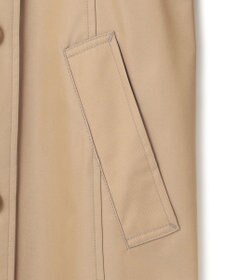 23区 コットンポリエステルギャバジン ロング トレンチコート