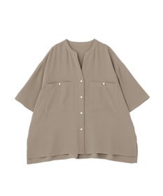 AMERICAN HOLIC 【WEB限定】ミリタリーWポケットスキッパーシャツ
