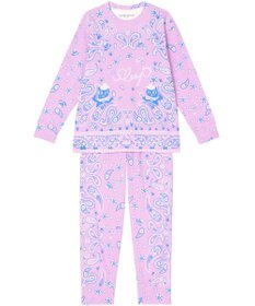 tsumori chisato SLEEP パジャマ　長袖　長ズボン　ルームウエア　綿100%　バンダナ風柄　/ワコール　UDX544