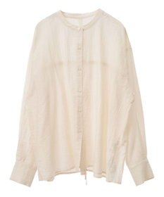 Green Parks バックシャンバンドカラーシャツ