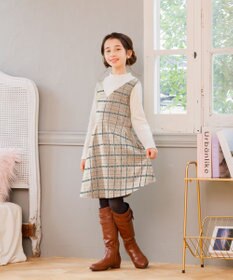 組曲 KIDS 【110-140㎝】チェック ワンピース