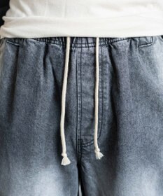 WEGO 【ウエストゴム/MLサイズ展開】ージーダブルニーパンツ