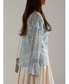 Te chichi レースフリルレイヤードブラウス《2025winter catalog item》