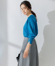 組曲 S 【パールボタン付】ブーケカラーリラクシー ニット