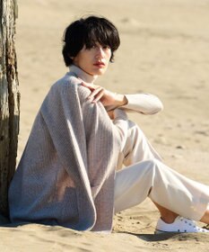 23区 【CLASSY.1月号掲載】ウーステッドウール タートルネック ニット