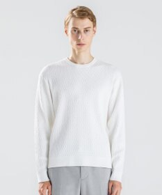 JOSEPH HOMME 【新柄】 ヴィスコースリンクス　クルーネックニット