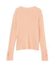 Green Parks 袖口金釦リブニットプルオーバー