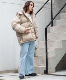 WEGO カラーナイロンパテッドブルゾン