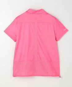 PW CIRCULUS 【WOMEN】SEA TURTLE メッシュコンビモックネックT ゴルフウェア レディース