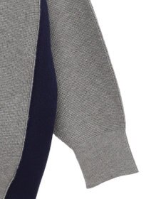 CRAFT STANDARD BOUTIQUE 洗える/とてもち配色ニットプルオーバー/24AW