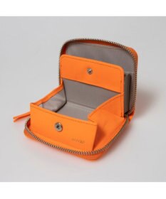 UNBILLION ペルケ perche / 蛍光レザーストラップ付き・ジャバラカードウォレット