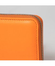 UNBILLION ペルケ perche / 蛍光レザーストラップ付き・ジャバラカードウォレット