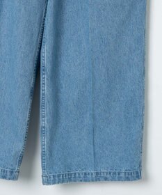 WEGO 【ウエストゴム】スーパーバギーデニムスラックス