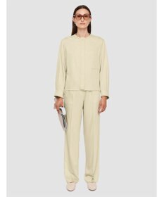 JOSEPH ソフトビスコーステーラリング　ノーカラーシャツ