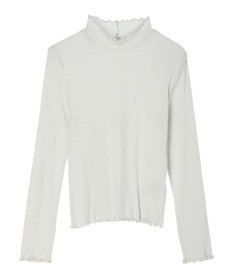 earth music&ecology ラメハイネックプルオーバー