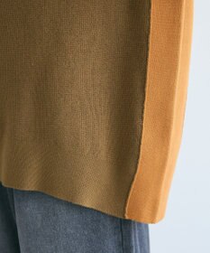 CRAFT STANDARD BOUTIQUE 洗える/とてもち配色ニットプルオーバー/24AW