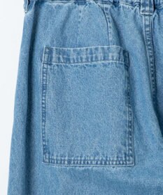 WEGO 【ウエストゴム】スーパーバギーデニムスラックス
