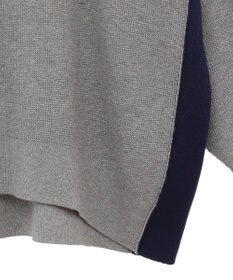 CRAFT STANDARD BOUTIQUE 洗える/とてもち配色ニットプルオーバー/24AW