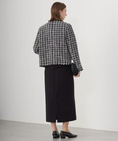 ICB 【CLASSY.1月号掲載】ルレックスツイード ノーカラージャケット