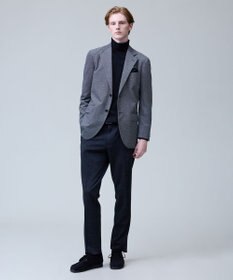 J.PRESS MEN 3シーズン着られる上質素材【ストレッチ / 吸水速乾 / 洗える / 消臭】AXIO 3ポジションジャージー ジャケット