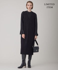 ICB L 【WEB限定・洗える】 ツイードインレイ ジャンパースカート ワンピース